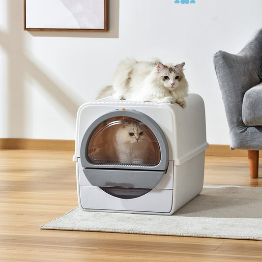 Semi-automatic Cat Litter Enclosed