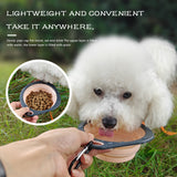 Collapsible Dog Bowls For Travel, Collapsible Silicone Dog Bowl, Foldable Expandable Cup Dish For Small Pet Food Water Feeding Portable Travel Bowl, Dog Portable Water Bowl For Dog