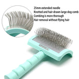 C-shaped Thick Hair Self Cleaning Curved Needle Comb