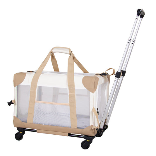Portable Car Pet Trolley Bag For Going Out