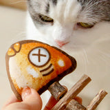Cat Fishbone Wood Toy Products