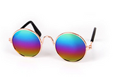 Pet Straw Hat & Colorful Sunglasses