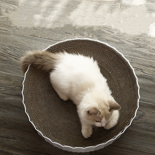 Corrugated Litter Round Cat Scratcher