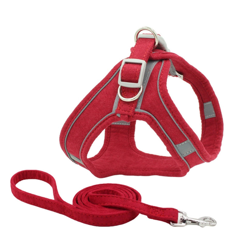 Suede Pet Chest Harness