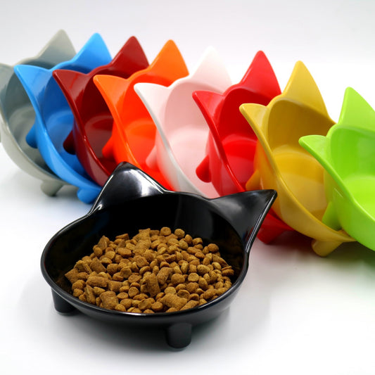 Colorful Cat-shaped Bowl