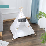 Cat Wooden Flat Indian Tent