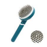 Button-Type Pet Comb Hair Cleaning Brush