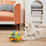 Dog Sniffing Ball Puzzle Toys Inscrease IQ Slow Dispensing Feeder Folderble Dog Now Sniff Toy Pet Traning Game Intelligence Toy