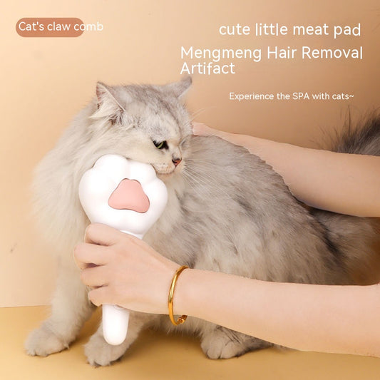 Paw Pad One-click Hair Removal Cat Comb