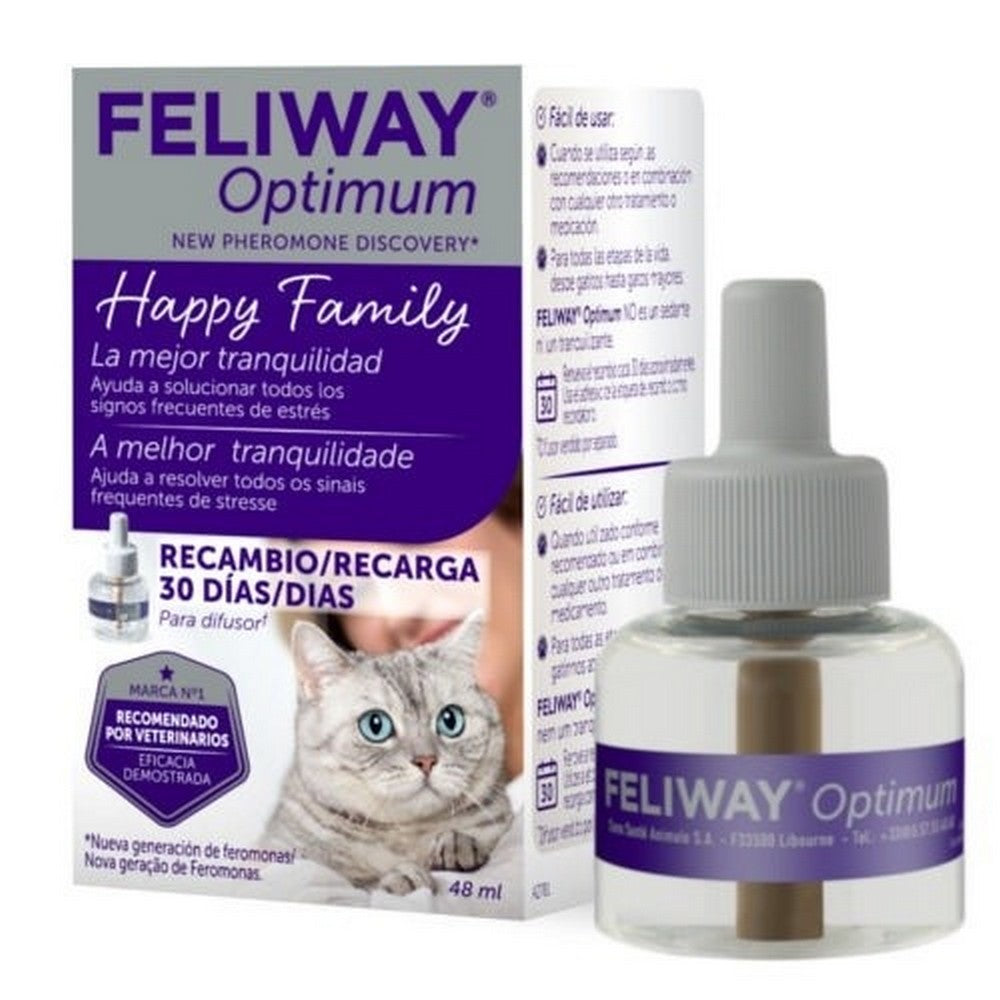 Feliway Happy Family Refill Cat Stress Relief Fumigator 1 x 48 ml
