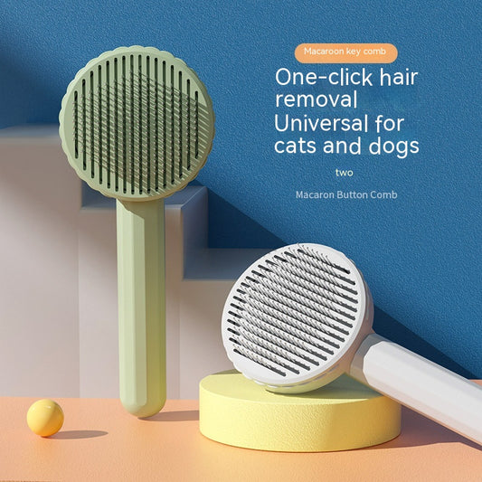 Plastic Stainless Pet Comb