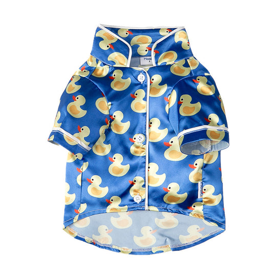 Pet Sophisticated Duck-patterned Pajamas