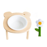 Feed Bowl with a Plant Doll Rack