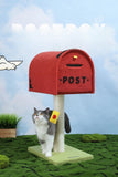 Mailbox Cat Climbing Frame Sisal Column Cat Toy Cat Nest Integrated Double Door Cat Scratch Trees Pet Supplies