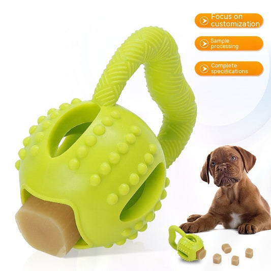 kettlebell-shaped chewing toy