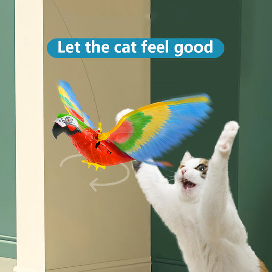 Simulation Bird Cat Interactive Hanging Flying Toys