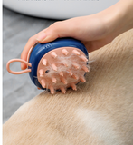 New 2 In 1 Pet Cat Dog Cleaning Bathing Massage Shampoo Soap Dispensing Grooming Brush Pets Supplies