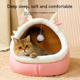 Dragon-Shaped Semi-enclosed Cat Nest