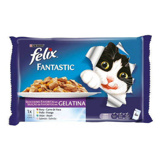 Cat food Purina Felix (4 x 100 g)