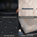 Hongrun Pet Supplies Khaki Rear Car Dog Bed Amazon Hot Sale Mat In Stock