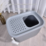 Cat Litter Box Fully Enclosed Top-in Oversized