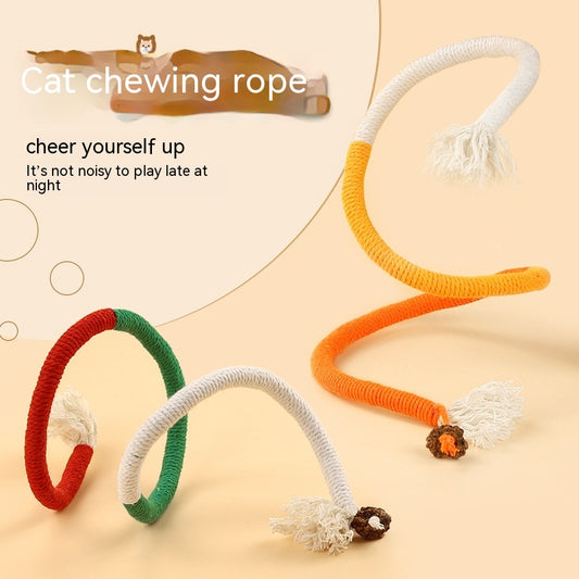 Self-Hi Relieving Cat Bite Rope Toy
