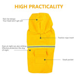 Waterproof raincoat with safety reflective stripes