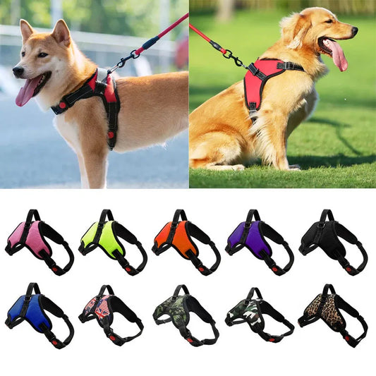 Pet Dogs Adjustable Harness Small and Large Dog Harness Vest,150cm