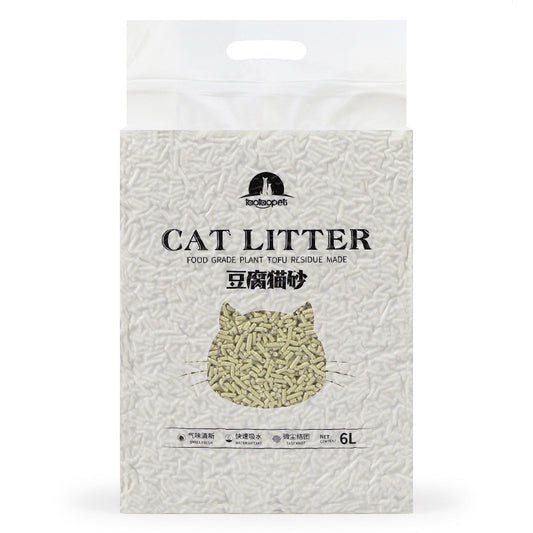 6L Green Tea Flavour Biodegradable Plant Cat Litter