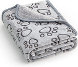 Paw Pad Print Pet Flannel Blanket