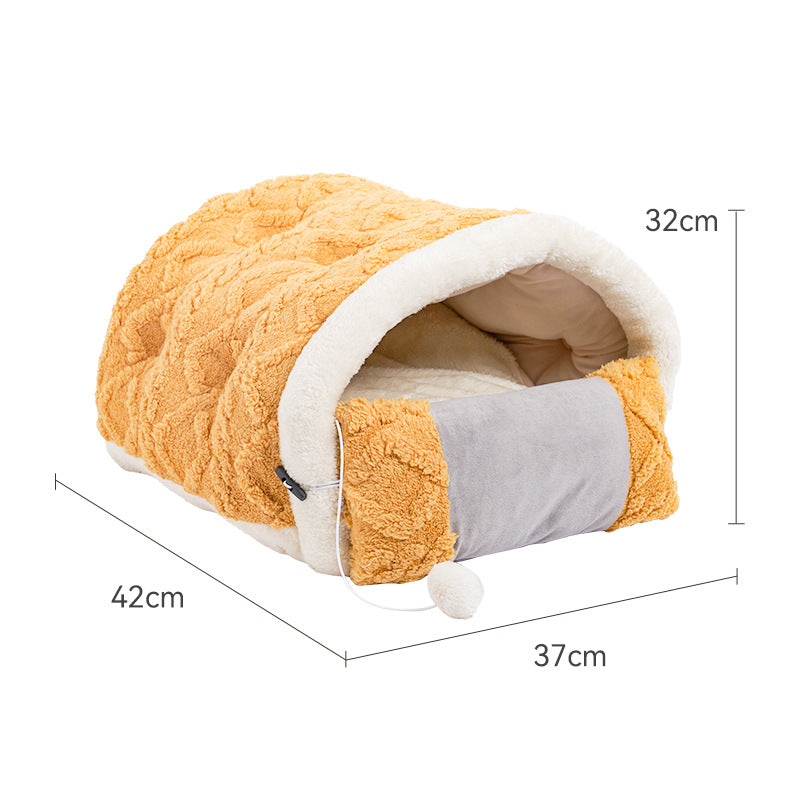 Arctic Velvet Semi-enclosed Bed