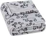 Paw Pad Print Pet Flannel Blanket