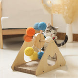 Rotary Ball Toy Cat Scratcher Board