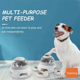 Dog Press Leakage Food Feeder Automatic Pet Feeder Dispenser