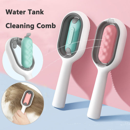 Double-Sided Hair Removal Steam Brush With Water Tank
