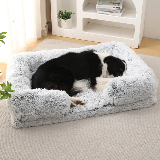 Plush Square Dog Bed