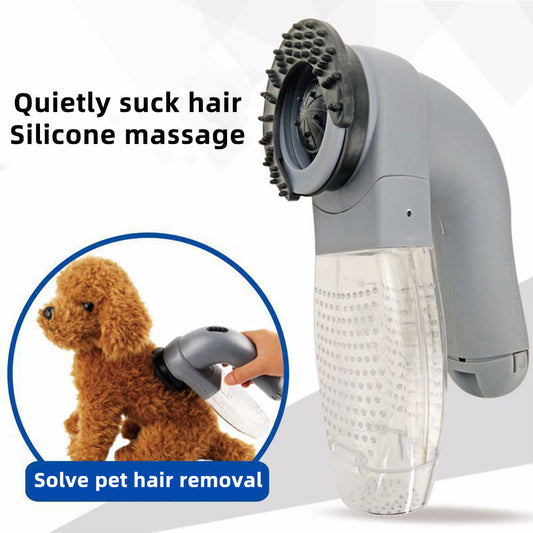 Electric Pet Hair Portable Pet Massage Cleaning Brush