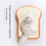Hokkaido's Plain Bread Cat Loaf Bed Mat