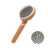 Button-Type Pet Comb Hair Cleaning Brush