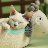 Cat Lamb-Shaped Cloud Cushion Mat